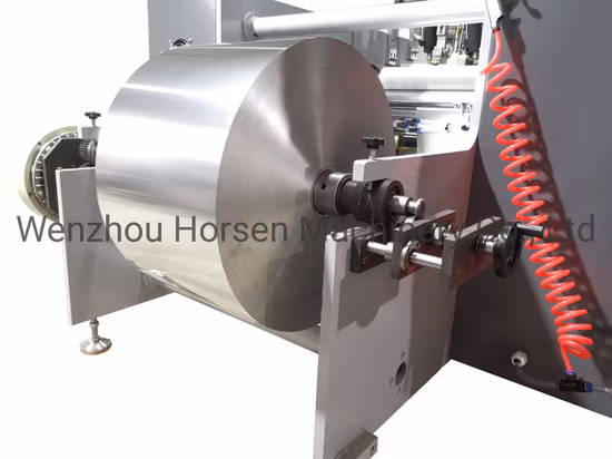 China Supplier Automatic Kitchen Household Aluminium Foil Baking Paper Silicon Paper Thermal Paper Cling Film Jumbo Roll Rewinder Slitting Rewinding Machine