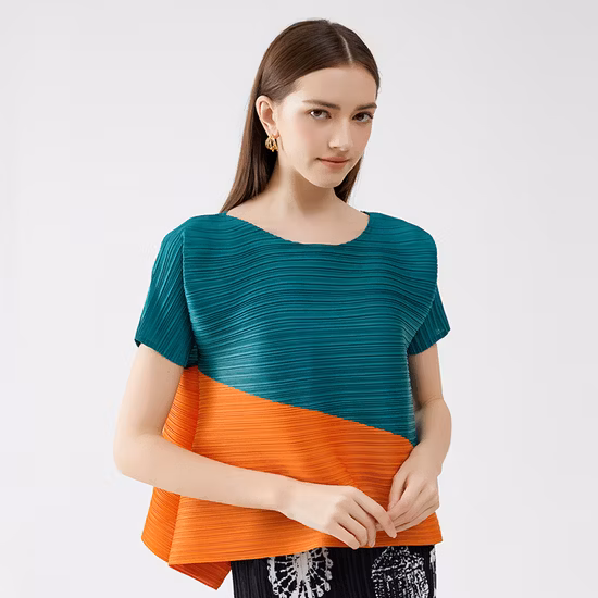 Children&prime;s Clothing Wholesale Summer Fashion Casual Children&prime;s Clothing Pony Beaded Pattern Little Girl Short Sleeve Tops