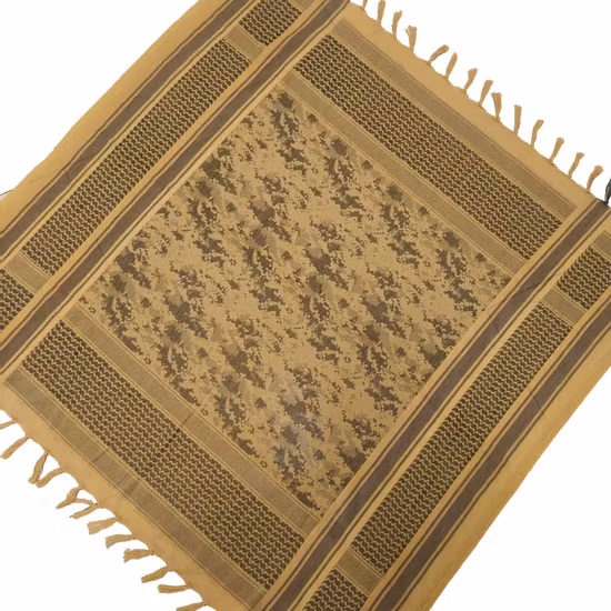 African Ethnic Style Knitted Green Tiedye Fabric Headwrap 70*30