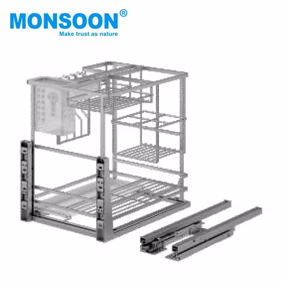 Gabinete extraíble para cocina, cajón, cesta, estante para condimentos, artículos para el hogar