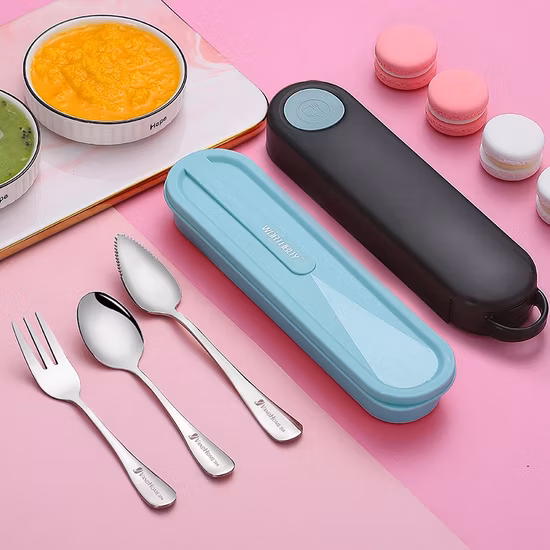 Cubiertos de acero inoxidable 304 Vajilla Tenedor/Cuchara/Cuchillo Vajilla ambiental para hotel/restaurante/casa/regalo con certificado LFGB/EU/SGS