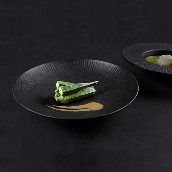 Nueva llegada blanco Catering Hotel restaurante vajilla de cerámica juego de cena de porcelana vajilla