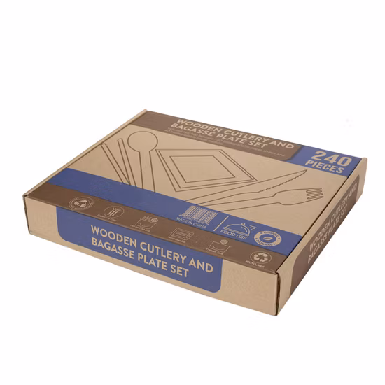 Plato de pulpa de bagazo de caña de azúcar de 10 pulgadas Platos de restaurante usados ​​desechables biodegradables Cajas de hamburguesas Vajilla Juego de cena Contenedores de comida Fiambrera Vajilla